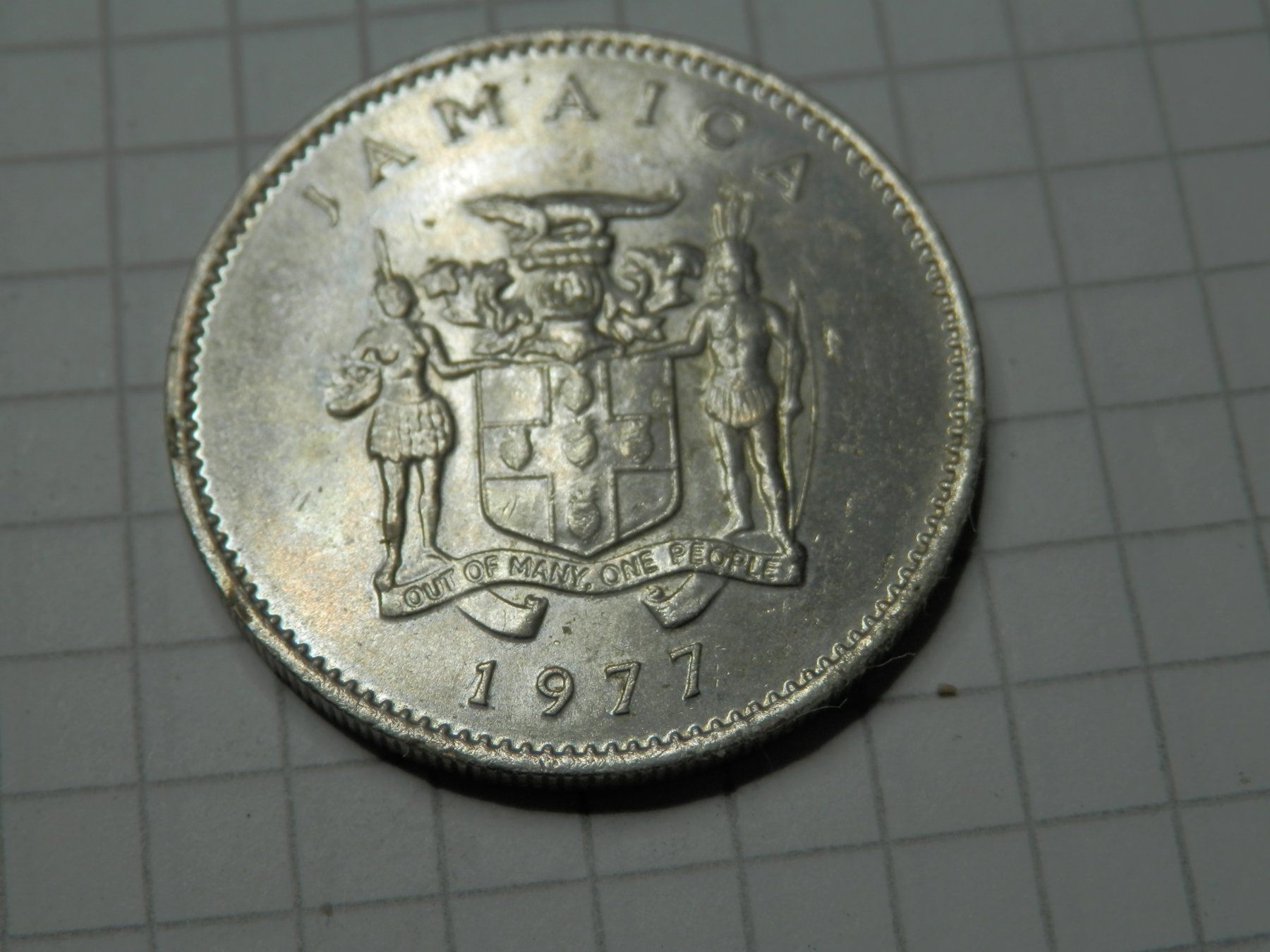 Alle Münzen: Jamaika 10 Cent, 1977 – Gebraucht aus Weiach von weiach81