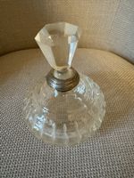 Elegant Vintage silver and crystal  Perfume Bottle