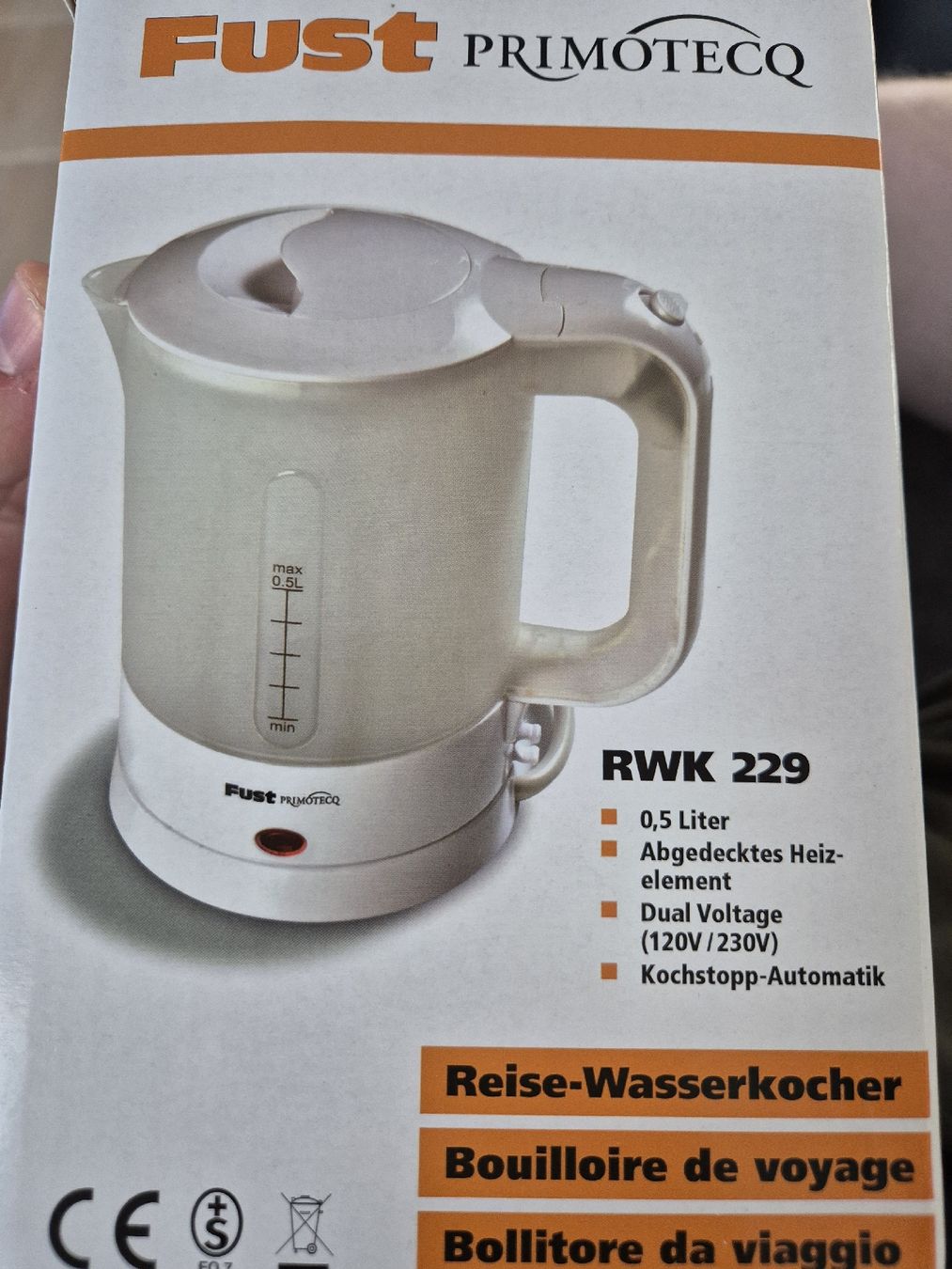 Bollitori: Reise-Wasserkocher 0,5l – Usato da Emmenbrücke venduto da Gooly_808 2