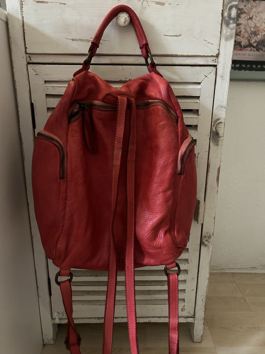 Zaini: Echtleder Rucksack, made Italy – Usato da Schinznach Dorf venduto da Soba 1