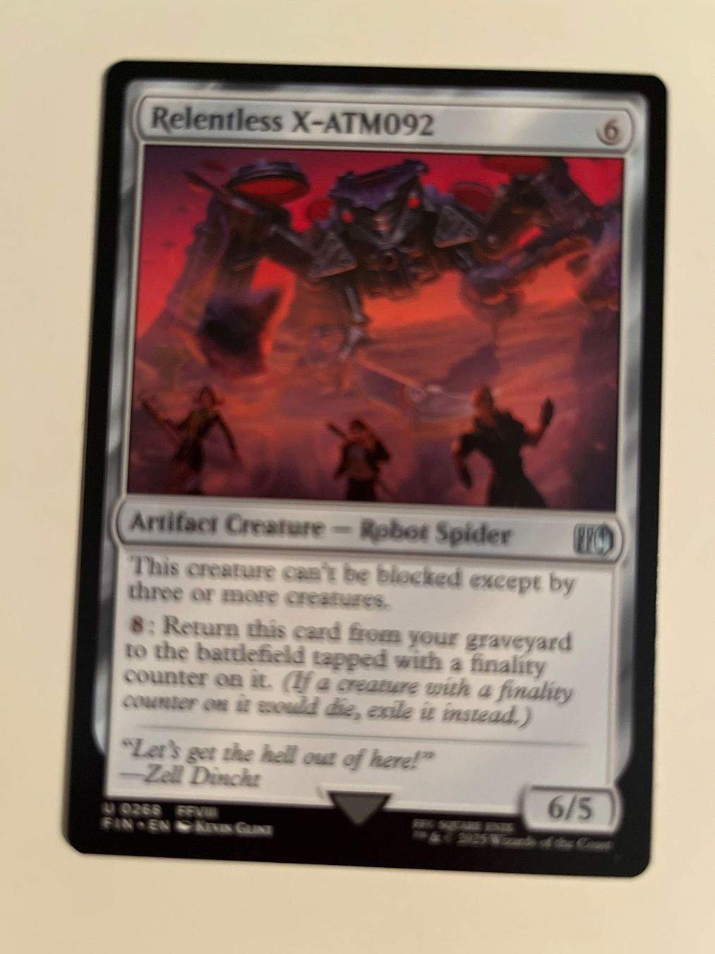 Magic The Gathering Carte collezionabili: 1 x Relentless X-ATM092 - Magic: The Gathering - MtG – Usato da Kriens venduto da Shadi1980