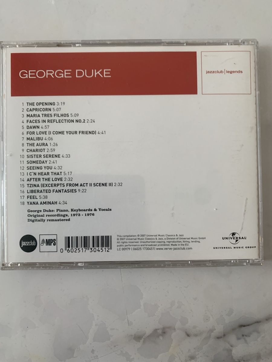 CD: George Duke ( MPS Compilation) – Usato da lausanne venduto da Ccheche 3