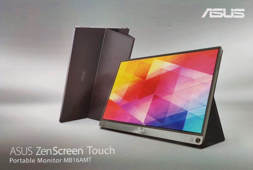 Portabler Touchscreen Monitor ASUS ZenScreen Touch MB16AMT (Gebraucht ...