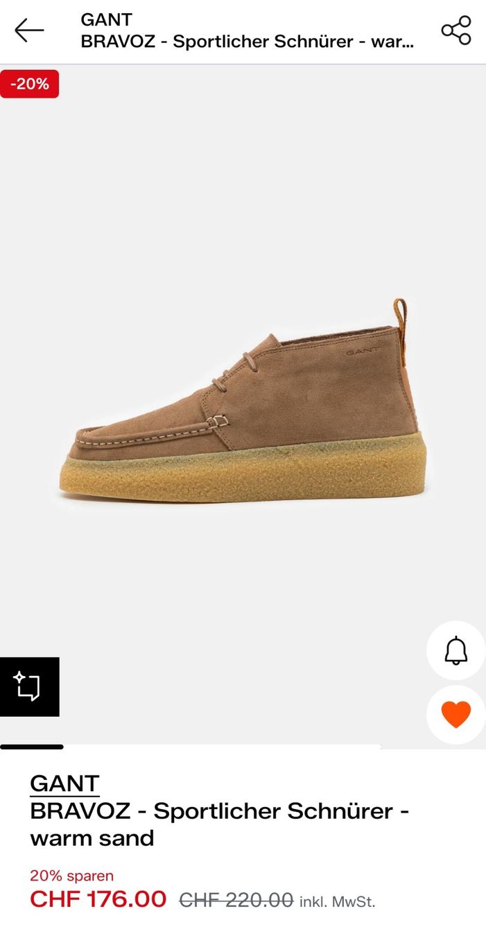 Gant Chaussures hommes: NEUE GANT Boots Echtleder – Neuf avec emballage d'origine à Dietikon par Filo1010 6