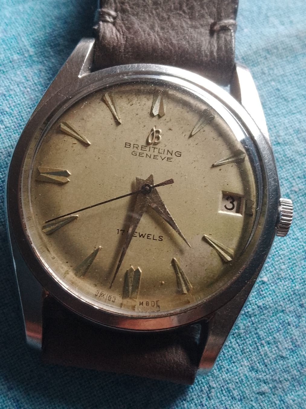 Breitling Uhren: Breitling 1960 Handaufzug 35mm läuft – Gebraucht aus Agno von sam2608