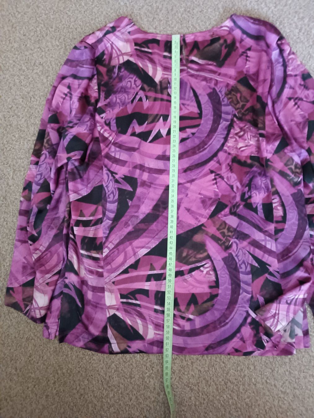 Top: Seiden Langarmtop violett schwarz – Nuovo (secondo la descrizione) da Horn venduto da sonjamenzi 3