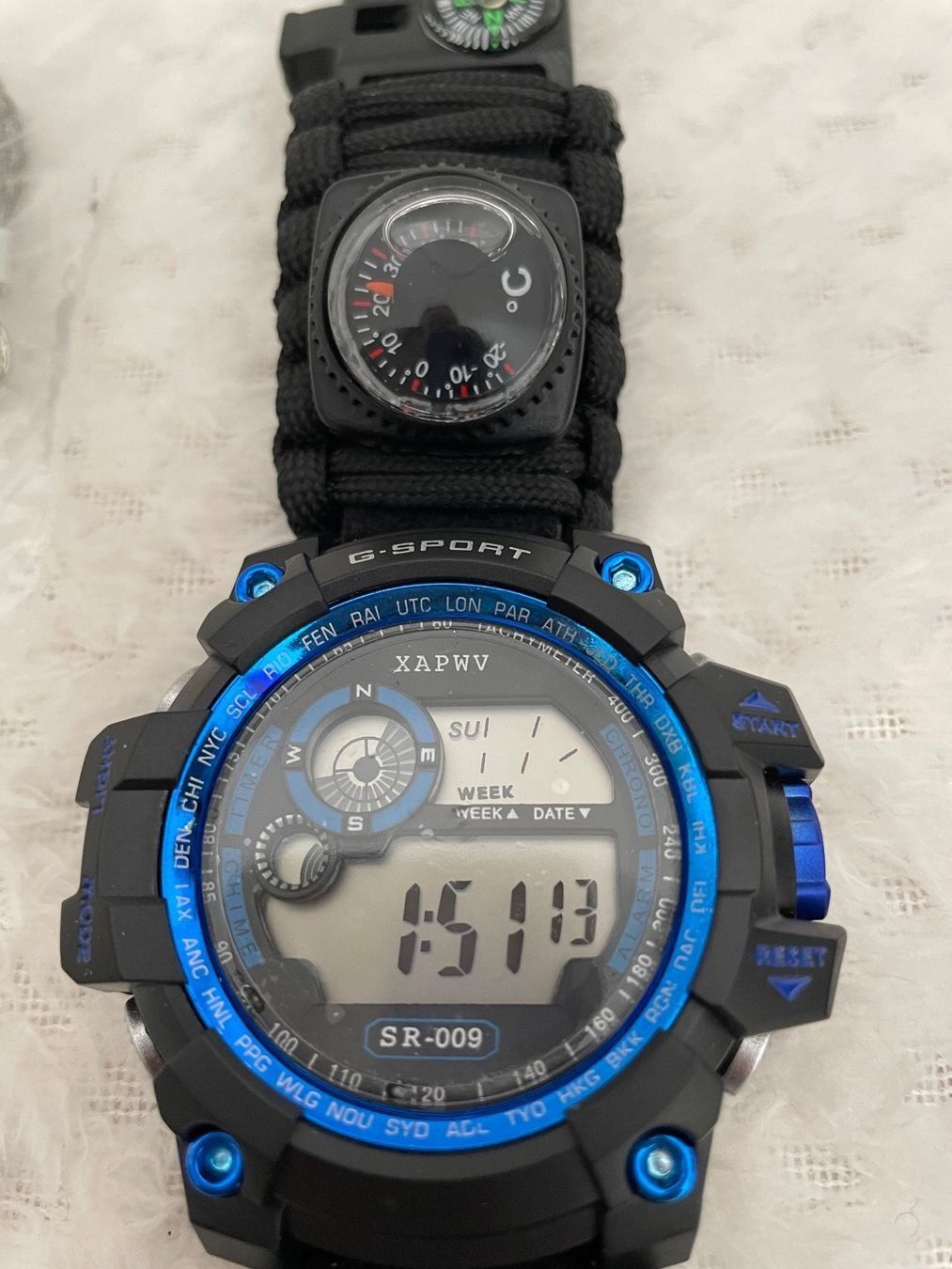 Orologi: Armbanduhr Kompass Draht Messer – Nuovo (secondo la descrizione) da Zürich venduto da Sarameier 3