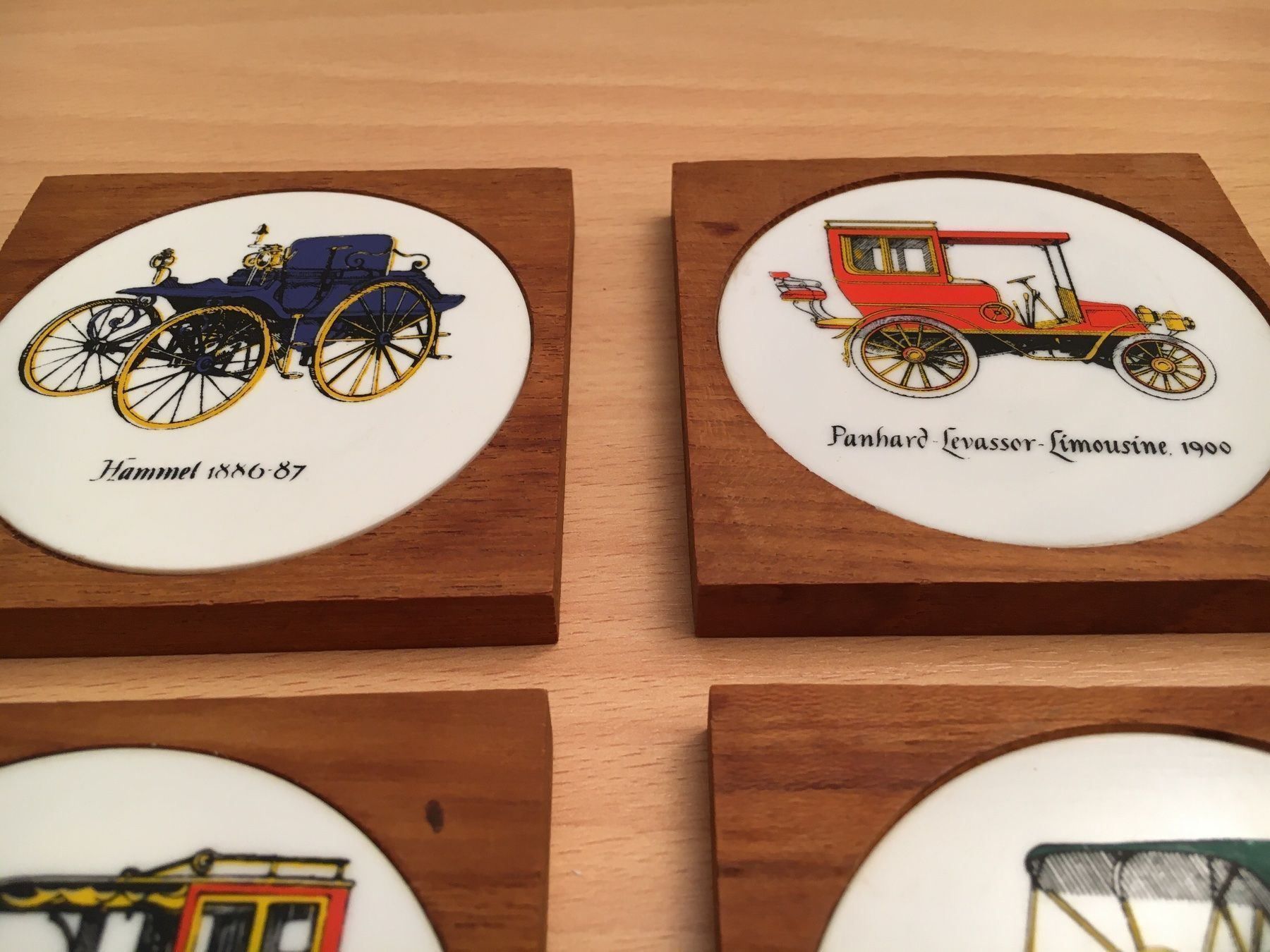 Sottobicchieri: 6 Untersetzer mit Oldtimer von 1886-1909 – Usato da Luzern venduto da Jiggy_8898 1