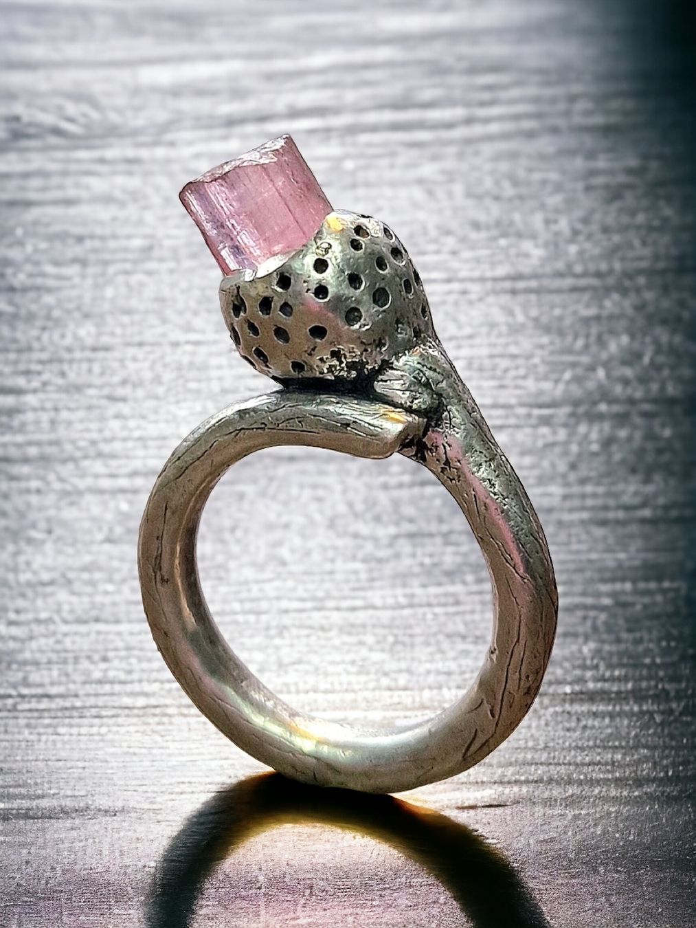 Ringe: Ring Silber mit rosa Turmalin, Gr. 54.5 – Neu und originalverpackt aus Aarau von Schmuckhoehle_MD