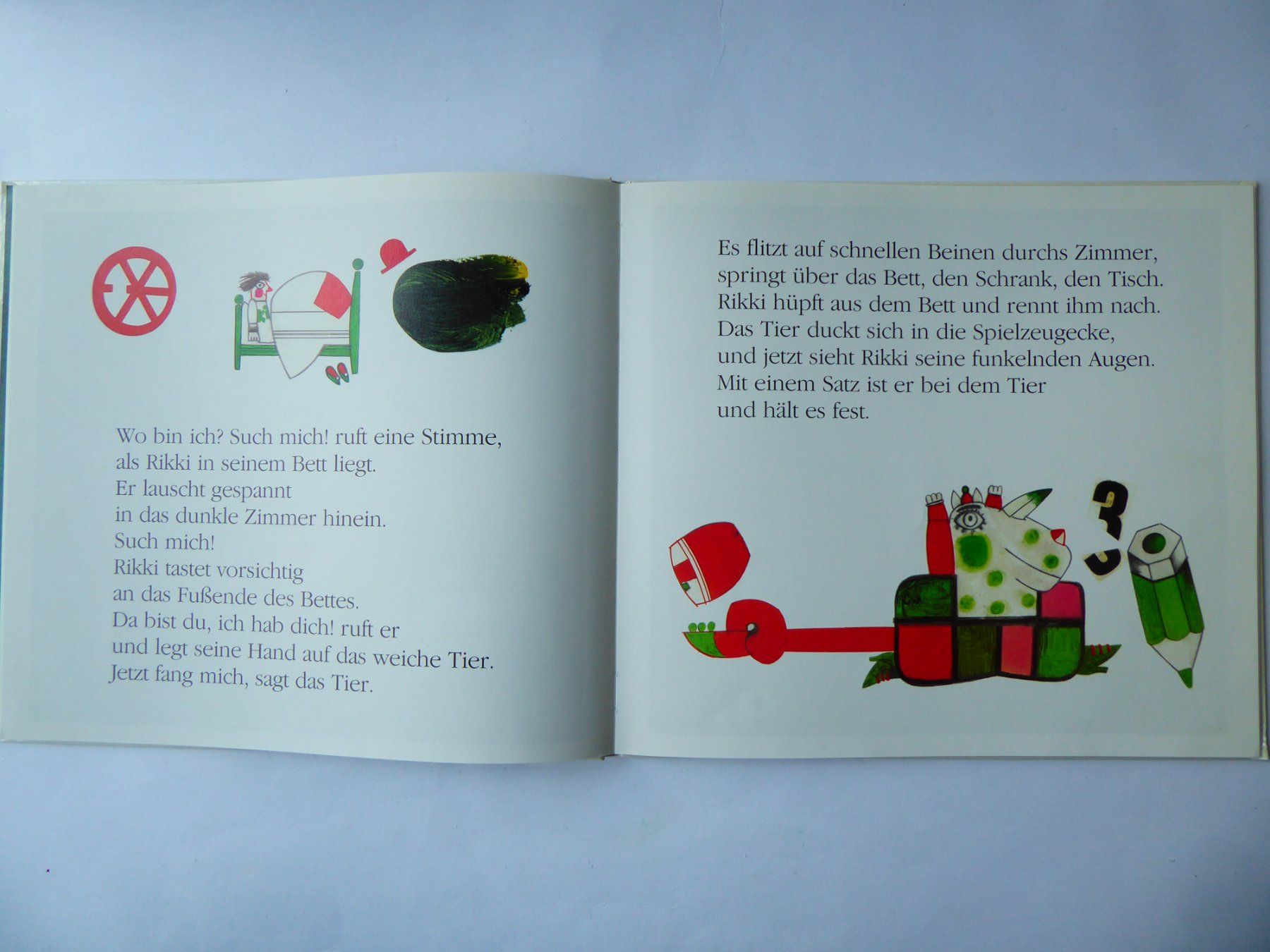 Bücher: Kinder Buch Das Tier mit den Funkelaugen, A. Schwarz, 1990 – Gebraucht aus Turbenthal von Panau 3