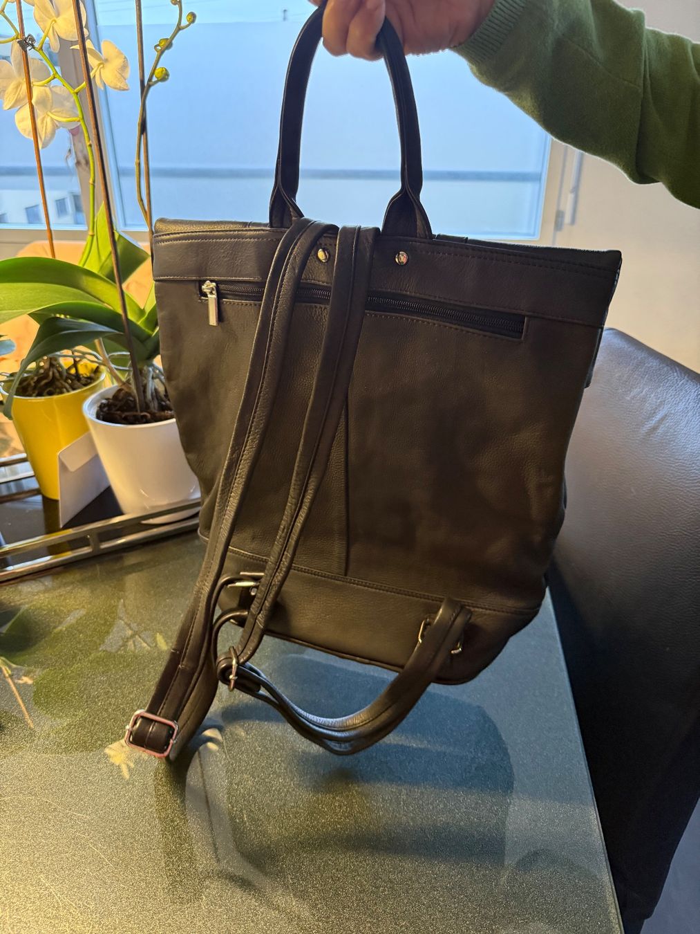 Rucksäcke: Leder Rucksack – Gebraucht aus Buchs ZH von Vanillebaeumli 2