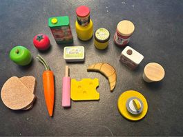 Lebensmittel-Set aus Holz (Erzi & weitere Marken)
