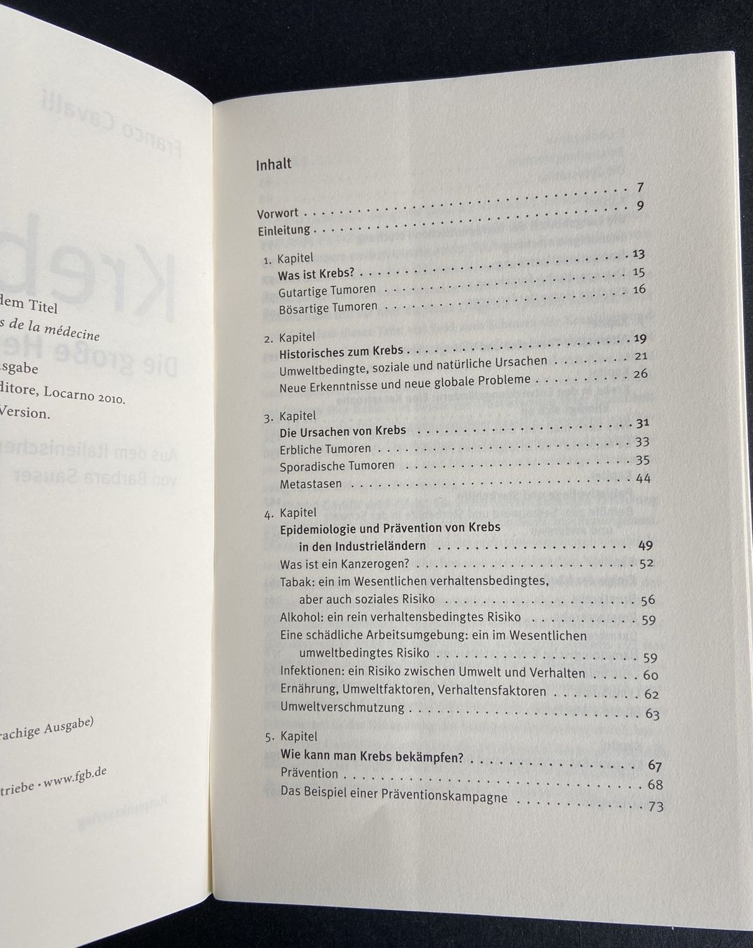Libri: 2 Bücher über Krebs – Usato da Böckten venduto da Hansi36 7