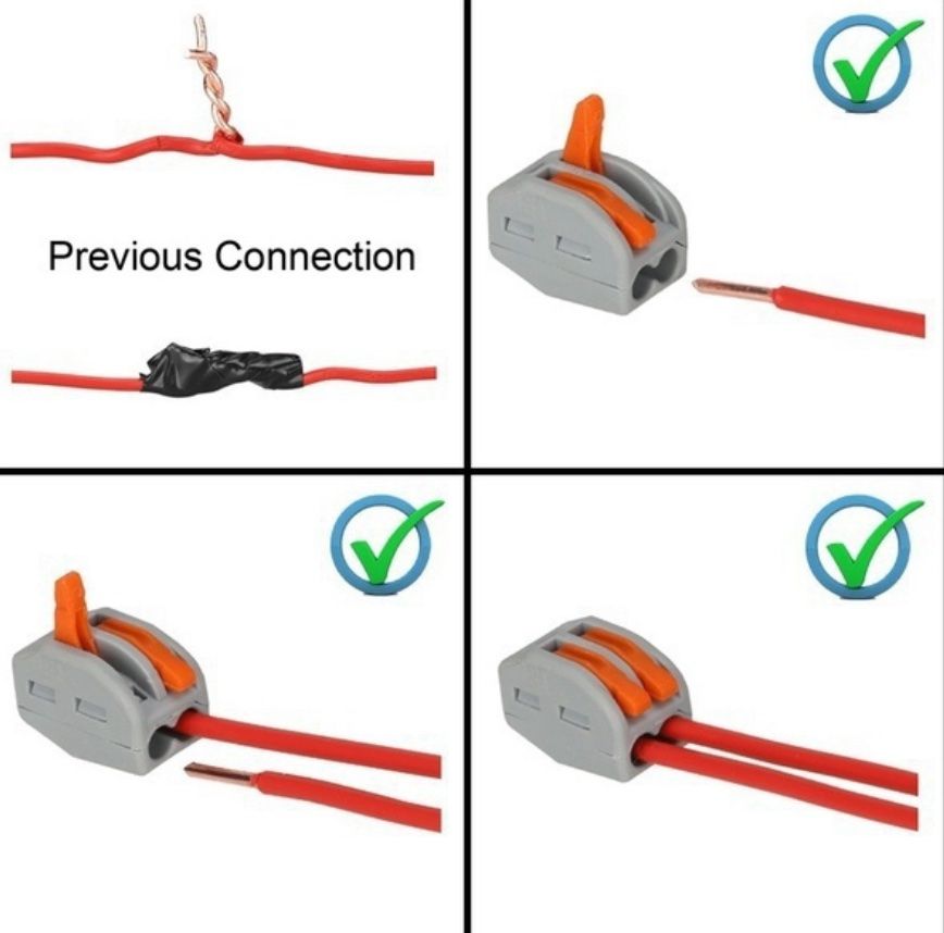 Componenti elettronici: Kabel Verbinder / Push- in Klemmen – Nuovo e nell'imballaggio originale da Rorschach venduto da lobosch1 3