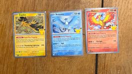 Pokémon 30th Celebration – Zapdos Articuno Moltres – EN