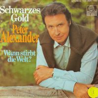 Vinyl Single Peter Alexander - Schwarzes Gold