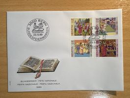 3000 Jahre Bern Bundesfeier 1989 - 4er Briefmarkenblock