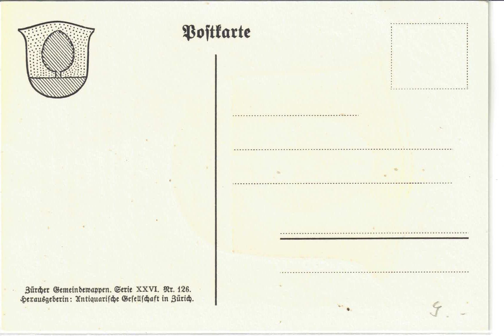 Ansichtskarten: Buchs - Gemeindewappen – Gebraucht aus Ettingen von Kartenplanet 1