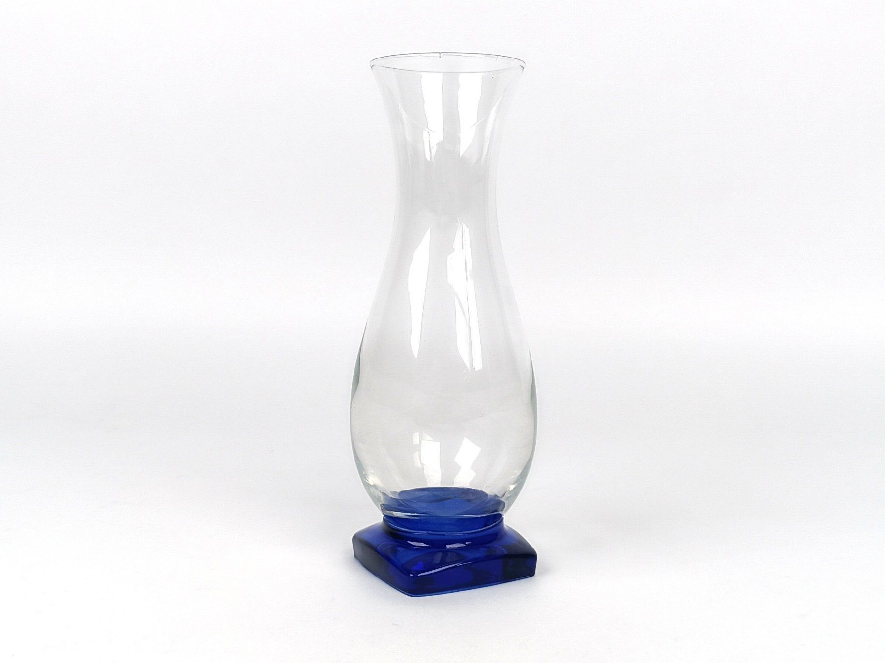Vasi & Recipienti: Glasvase mit blauem Sockel – Usato da Suhr venduto da Restwert_Suhr