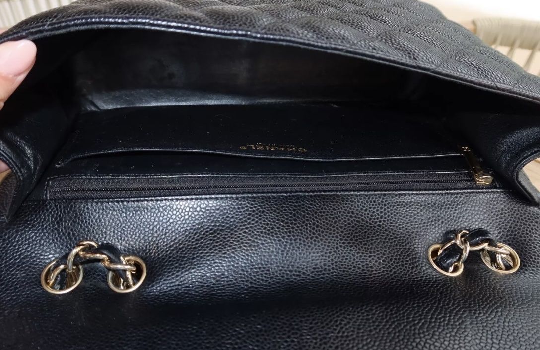 Chanel Sacs femmes: Chanel Jumbo Single Flap Caviar GHA – D'occasion à Zuzwil SG par Seache 5