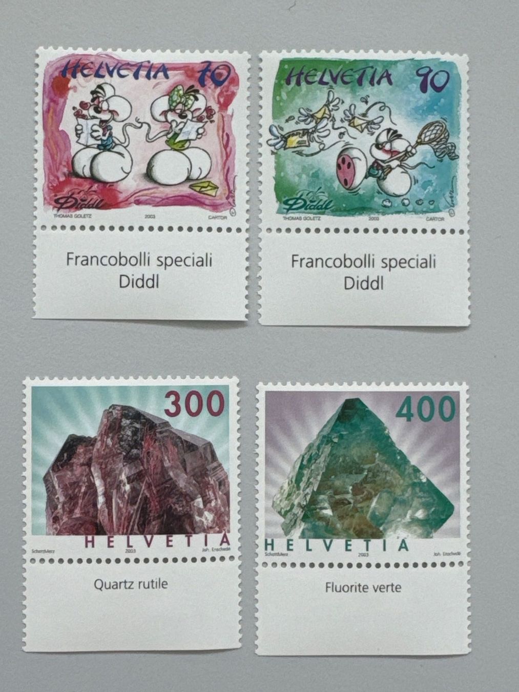 Tous les timbres: 2003 Francobollo / Steine, postfrisch – D'occasion à Küssnacht am Rigi par POSTOMASTER
