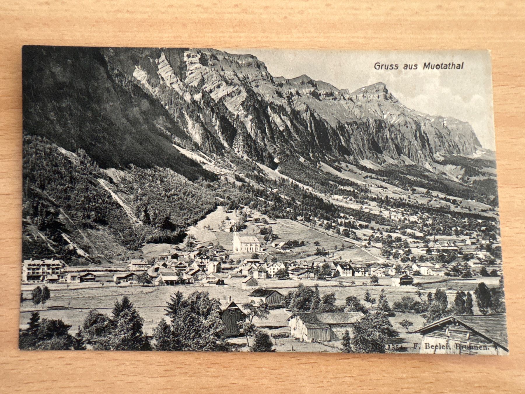Cartoline postali: Alte Ansichtskarte: Gruss aus Muotathal – Usato da Ibach venduto da lisch3