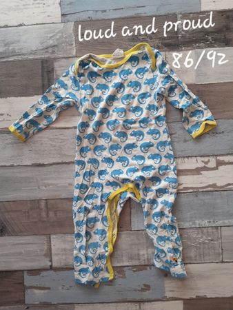 86 92 Loud and proud Overall pijama chamäleon tiere