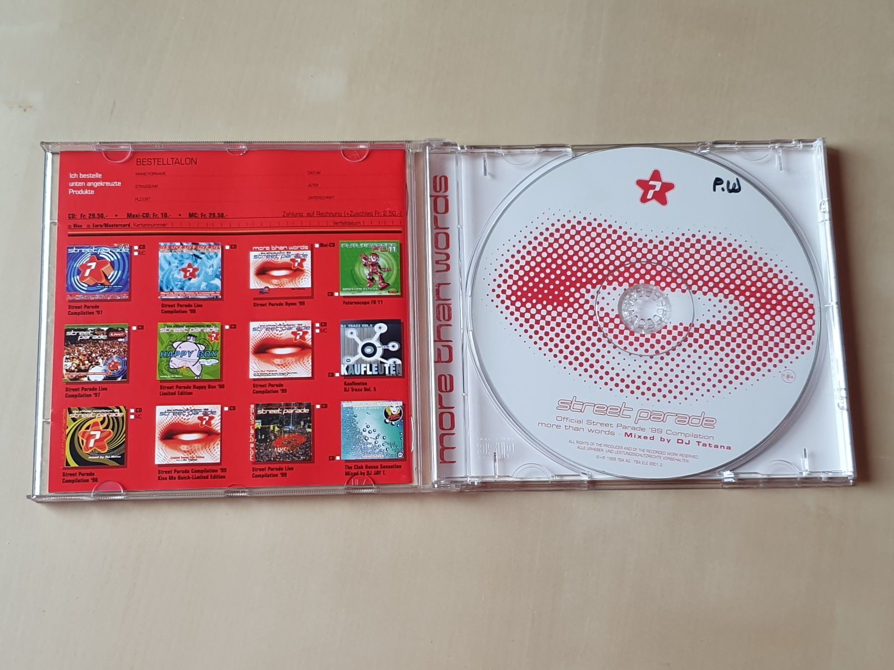 CD: Street Parade 99 – Usato da Stansstad venduto da collectorsshop 2