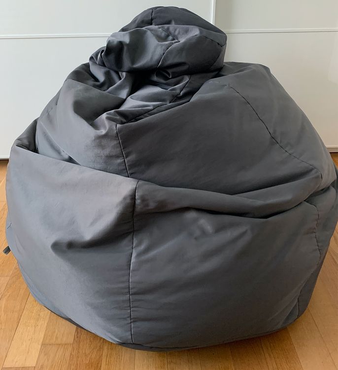 Sitzsack GrauGlänzend I Swiss Made I Möbel Pfister Kaufen auf Ricardo