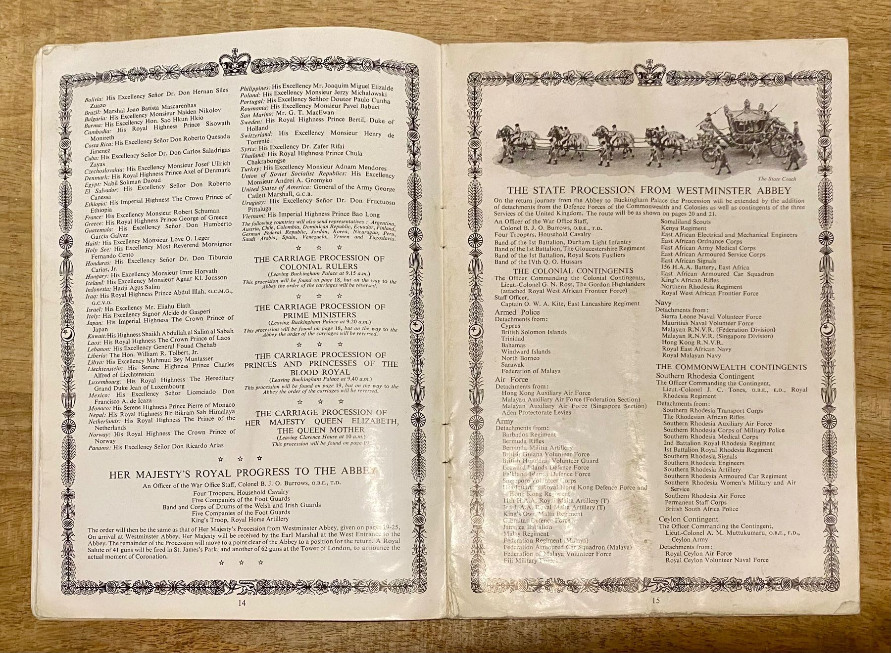Riviste & Magazine: 1953 - QUEEN ELIZABETH II Krönungs Programmheft - England – Usato da Root venduto da ENGLAND-TREASURES 6