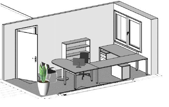 Bureaux: Schreibtisch-Kombination Echo – D'occasion à Schöftland par Ullix 2