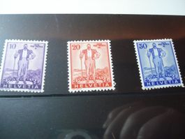 Satz Pro Patria 1936 * Erstfalz