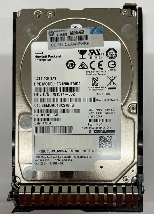 HP 1.2TB 6G SAS 10K 2.5 SC HDD (G8 Series) price in kenya