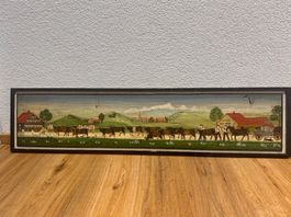 Appenzeller Bauernmalerei – Alpaufzug, Sennenstreifen