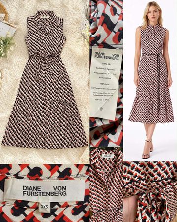Diane Von Fürstenberg Silk Midi Dress