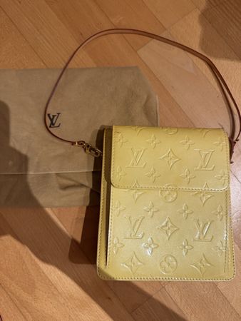 Vintage Louis Vuitton Tasche gelb gold Monogram