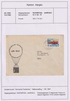 Ballonpostflug Teufenthal 1962