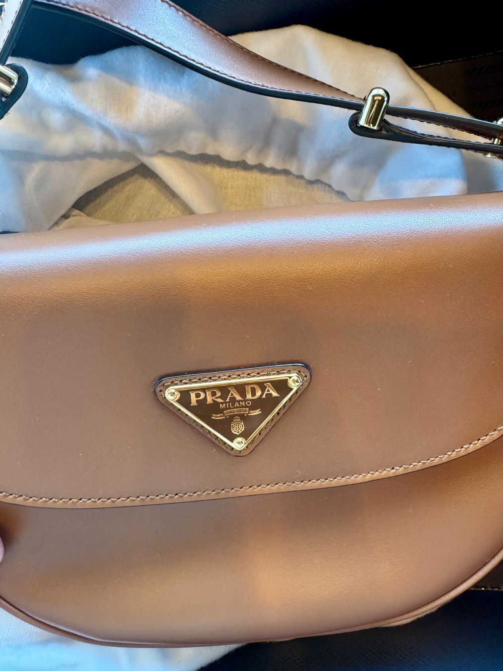Prada Borse: Brand New Prada Arqué leather shoulder bag – Nuovo (secondo la descrizione) da Altendorf venduto da CC_85 4