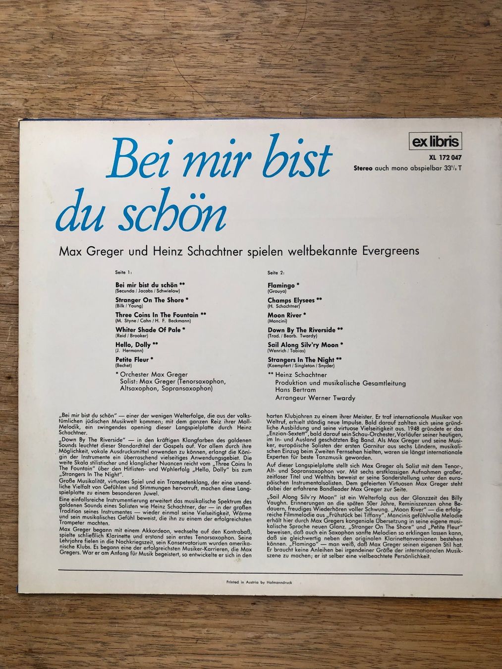 Dischi in vinile: Bei mir bist du schön (LP) – Usato da Grenchen venduto da Kogi7 1