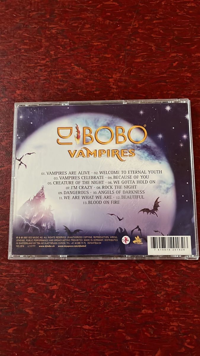 CD: DJ Bobo Vampires – Usato da Wiggen venduto da Antoniotto 1