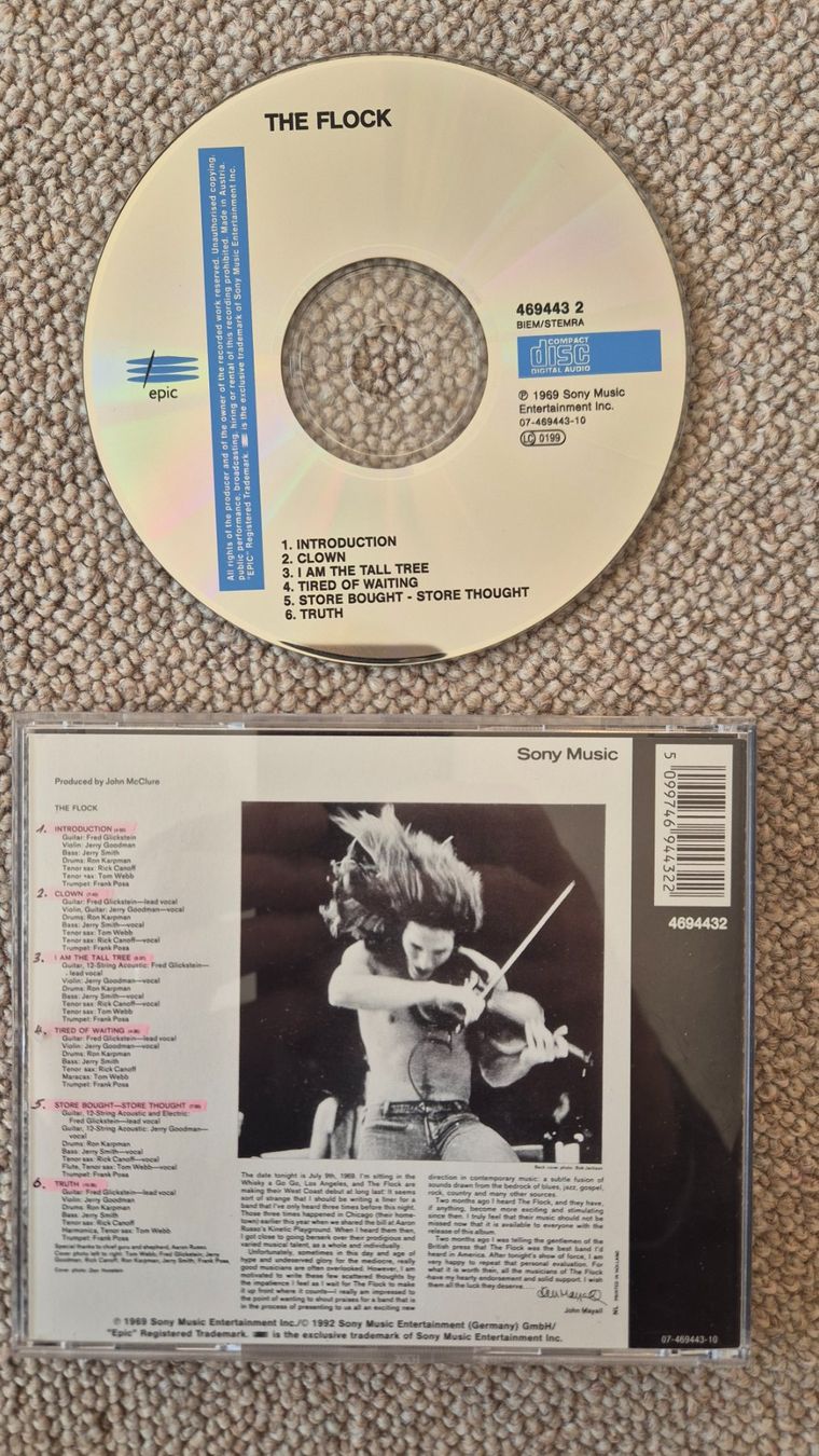 CDs: THE FLOCK - first – Gebraucht aus Therwil von Rubo26 1