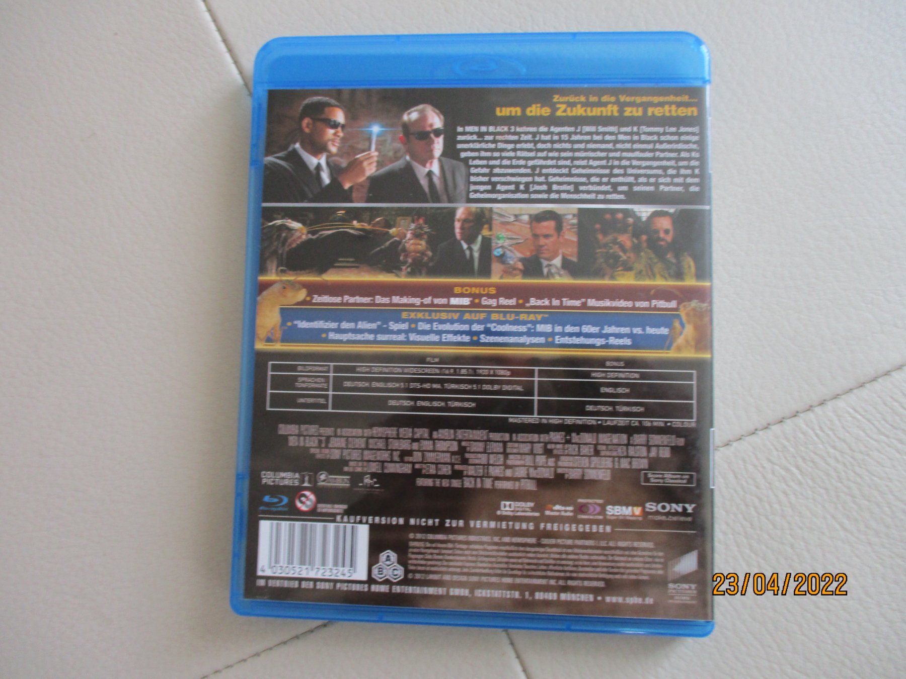 Tutti i DVDs: Men in Black 3 – Usato da Liestal venduto da Disc-Point 1