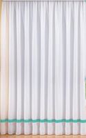 Vorhang in Voile weiss neu