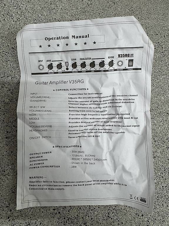 Amplificatori: Gitarrenverstärker SubZero 35W Vintage – Usato da Chur venduto da mft. 4