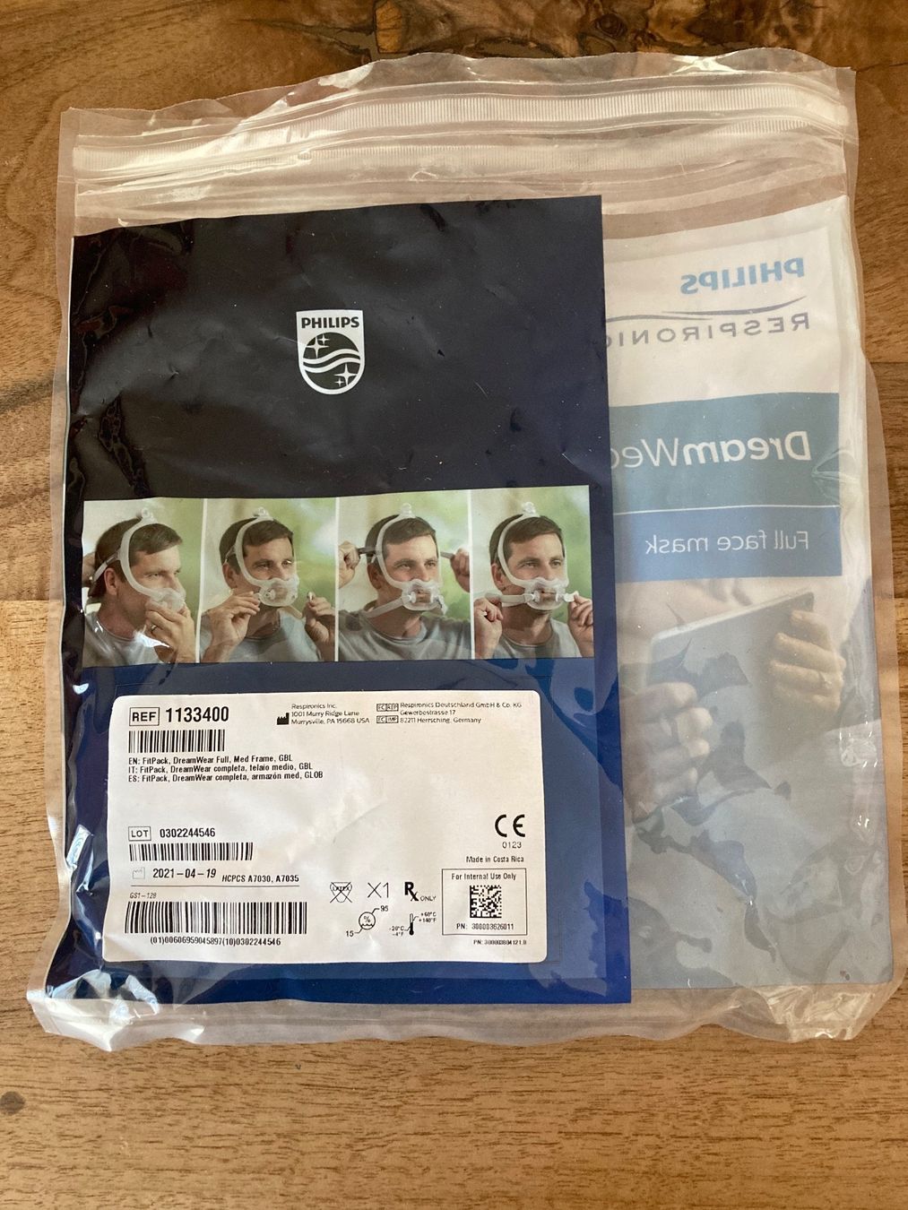 Masken: Philips DreamWear full face mask – Gebraucht aus Zürich von  1