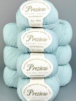 100% Merinowolle extrafine Set 10 Knäueln Eisblau