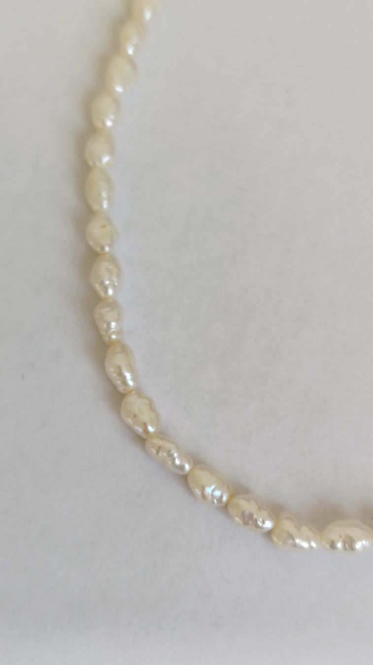 Ketten: Collier Perles Baroques & Fermoir Or 14K – Gebraucht aus Genève von EcrinVintage 2