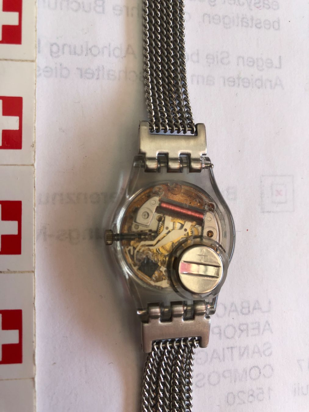 Swatch Uhren: SWATCH LADY WRISTED CHAIN von 2000 – Neu und originalverpackt aus Biel/Bienne von winnertaco 6