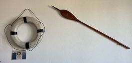 Deko: Schwimmring aus Alu, Stechpaddel, Bilder