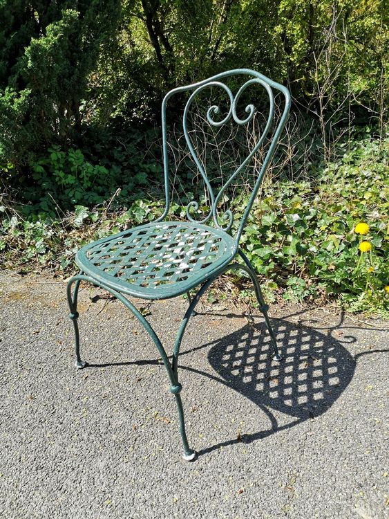 Gartenstuhl Metall, antik Kaufen auf Ricardo